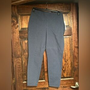 Navy blue, women’s work pants, new with tags, pinstripes skinny midrise ankle